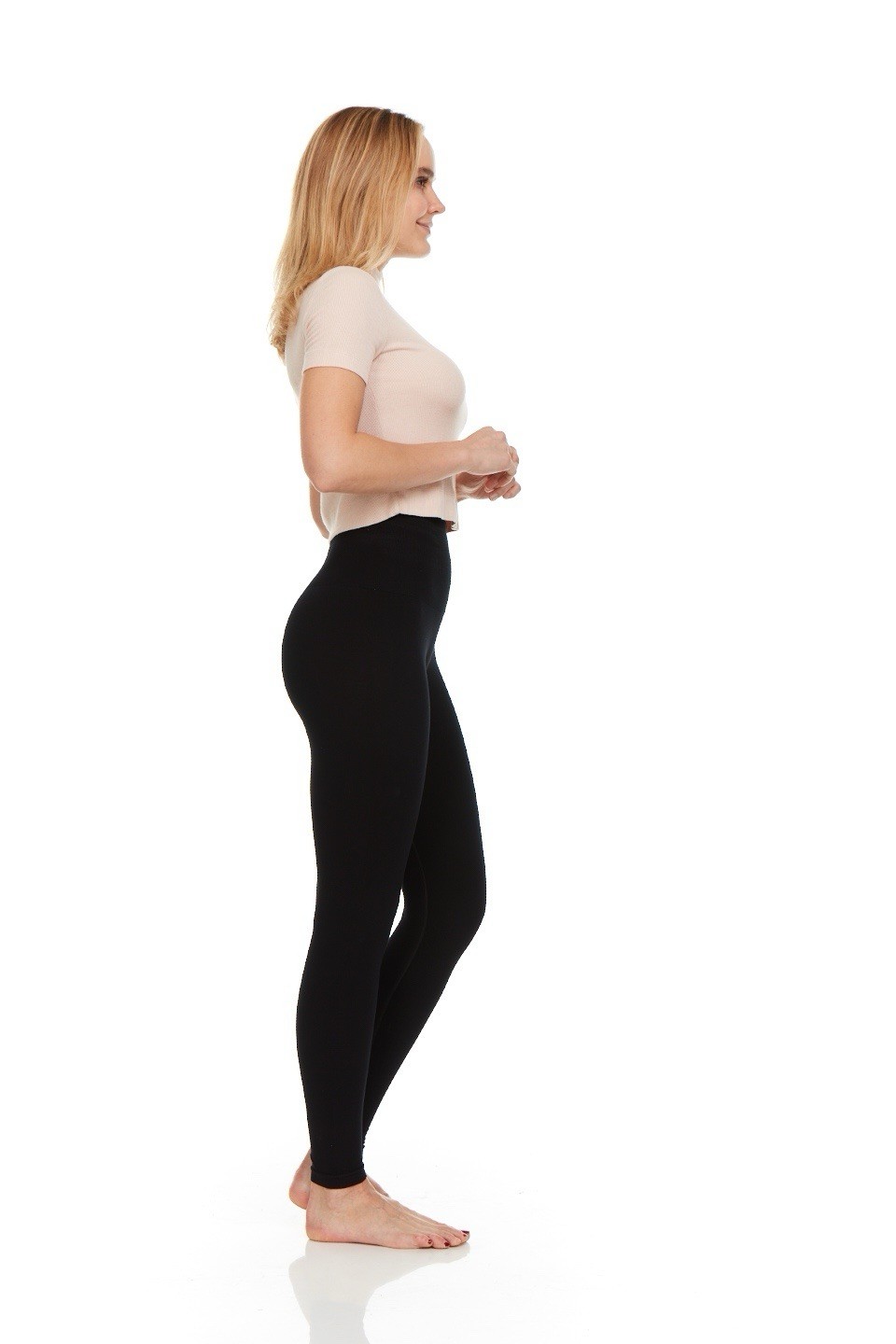 3 pack Bamboo Cotton leggings size Small