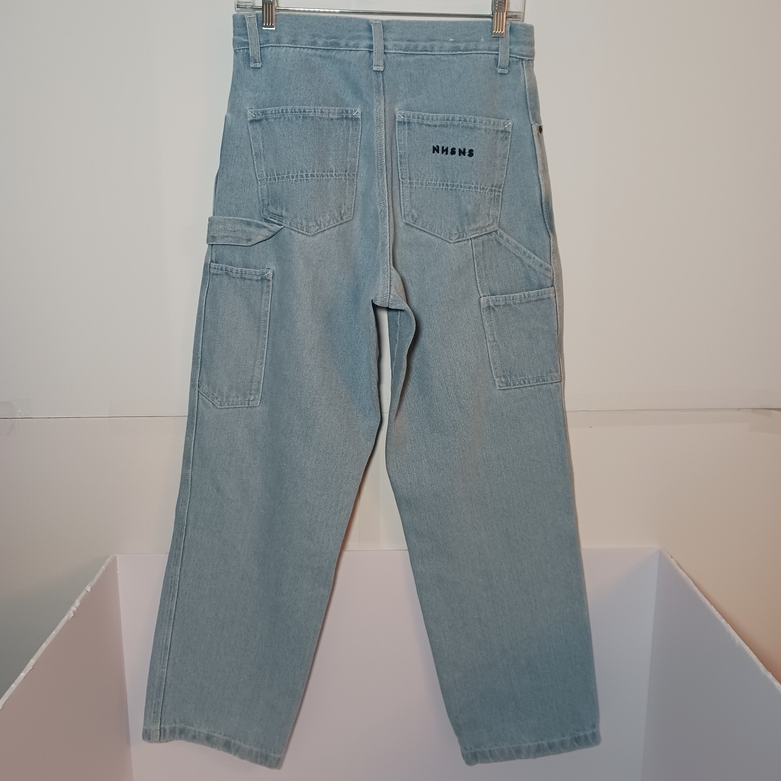 NNSNS Yeti Stone Washed Baggy Carpenter Jeans Mens Sz 26X30 Blue Skater