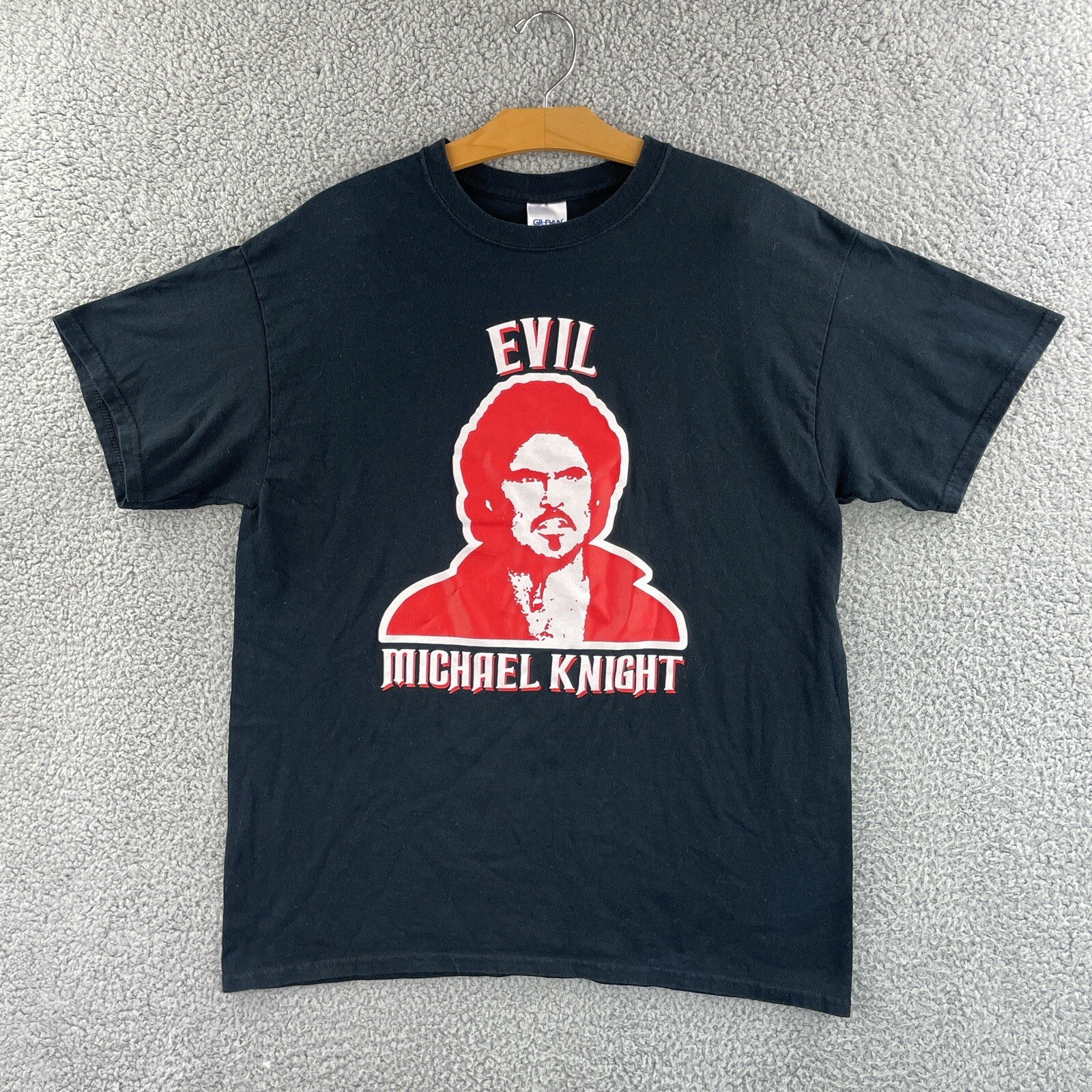 Evil Michael Knight Rider Shirt Adult Large Short Sleeve Graphic Tee Garthe