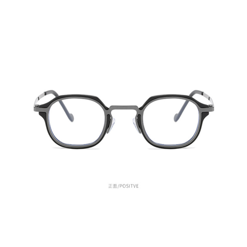 Men Metal Square Photochromic Reading Glasses Full Frame Business Sunglasses New