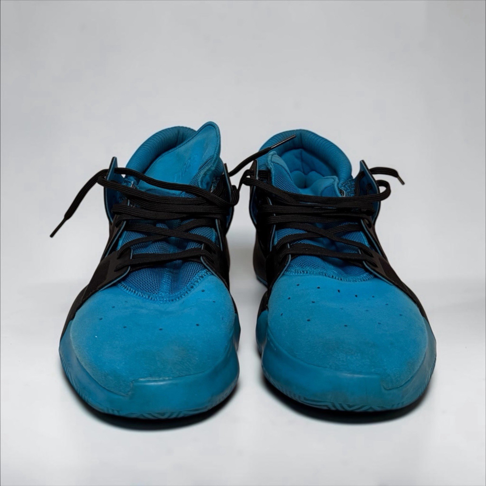 adidas Pro Vision Basketball Shoes Shock Cyan Teal/Black BB9302 Men’s Size 12.5