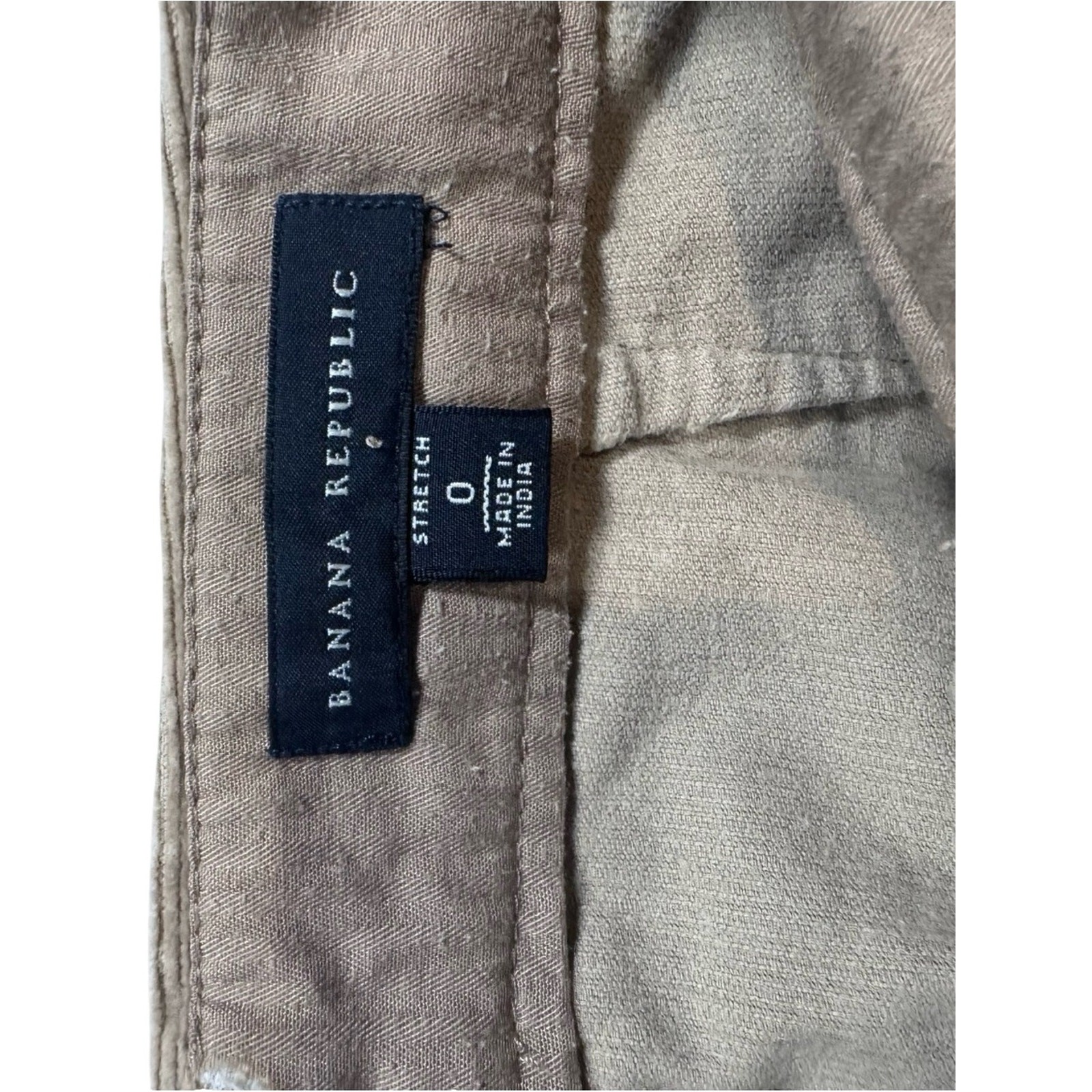 Banana Republic Tan Corduroy Button-Accent Mini Skirt