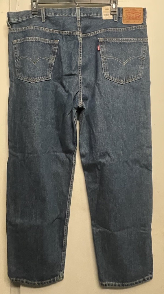 Men’s Levi’s 550 Relaxed Blue Jeans Size 44 X 30 Big & Tall New With Tags 100ctn