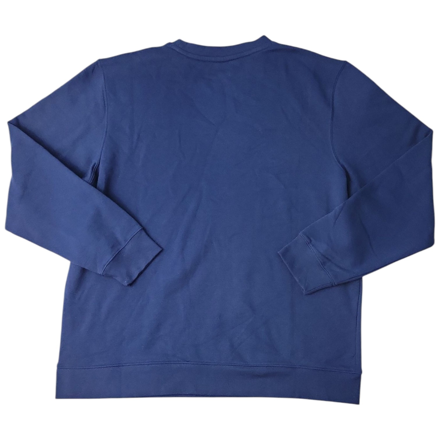 NCAA Adult Ribbed Cuff & Hem Embroidery Crewneck Sweatshirt