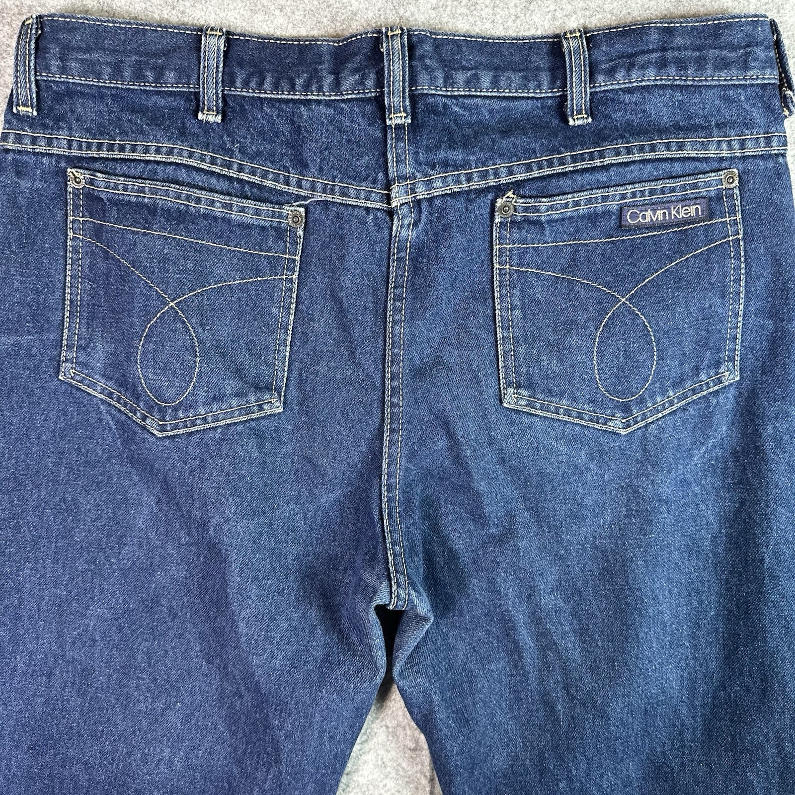 VTG Calvin Klein Jeans W38 (36×33.5) Made in USA Straight Denim MiUSA mitusa 383
