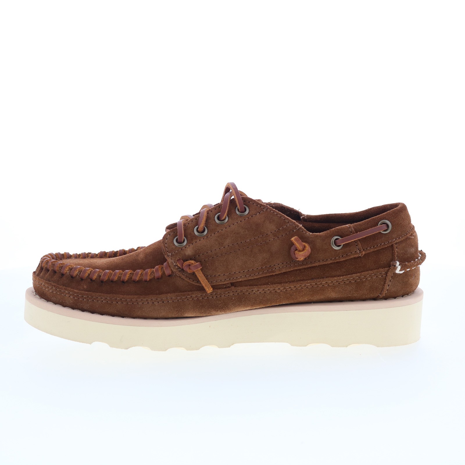Sebago Keuka 70015R0-A7D Mens Brown Suede Loafers & Slip Ons Boat Shoes