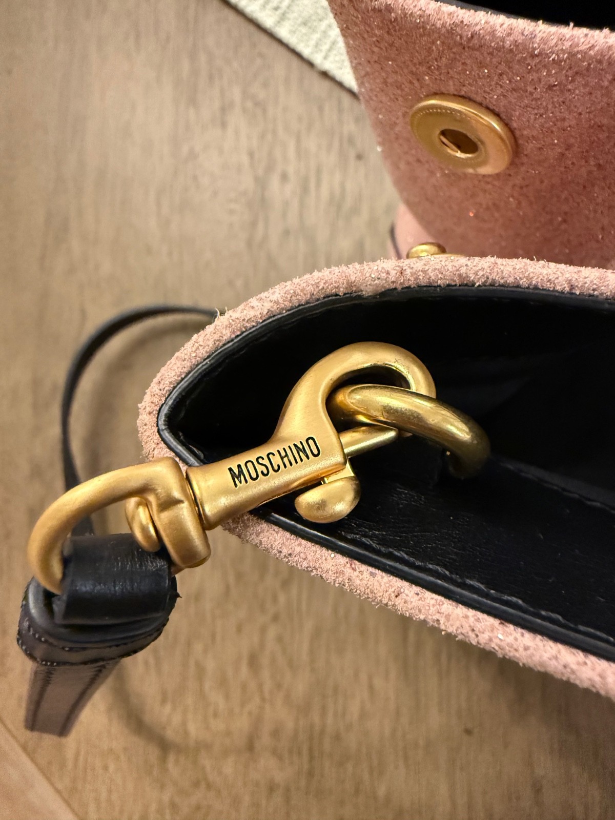 Moschino Rose Glitter Bag – Great Condition
