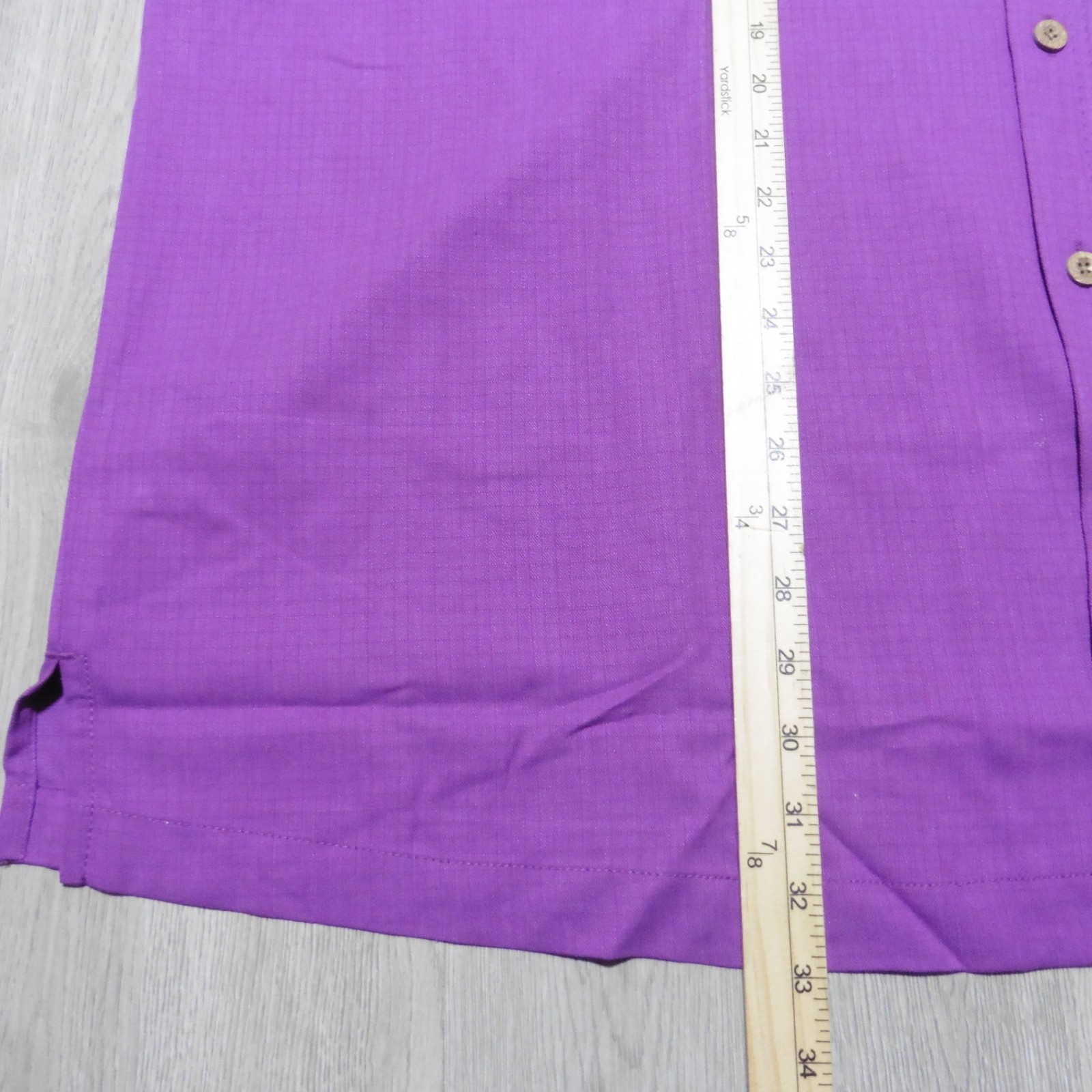 TOMMY BAHAMA Mens 2XLB 2XL BIG HAWAIIAN SHIRT COASTAL BREEZE SILK COOLMAX PURPLE