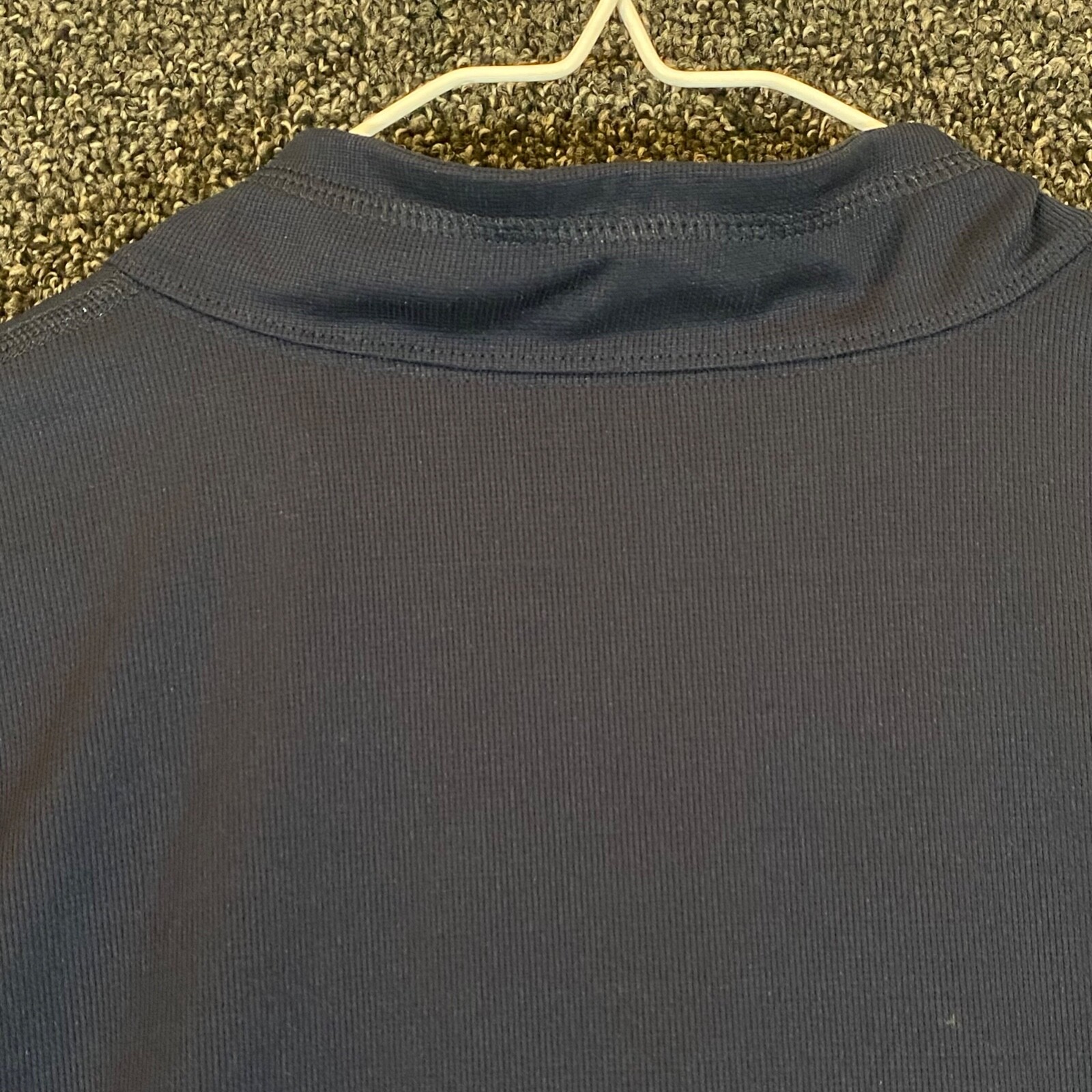 Eastern Mountain Sports Pullover Mens Large Navy Blue 1/2 Zip Lightweight Hiking