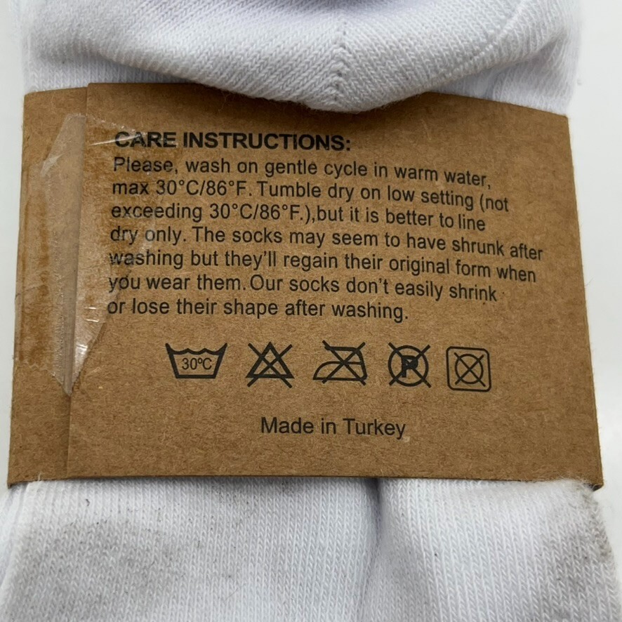 Hugh Ugoli White 4 Pack Knee High Socks Adult One Size NEW