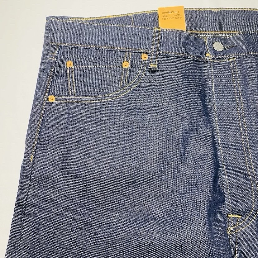 NWT Levi’s 501 Men’s Original Shrink To Fit Button Fly Dark Wash Jeans 38×32