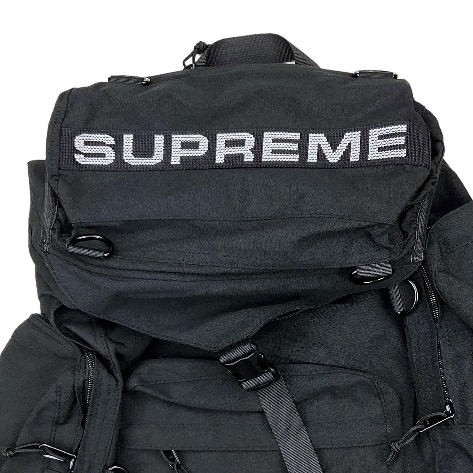 Supreme SS23 Military Field Box Backpack Black