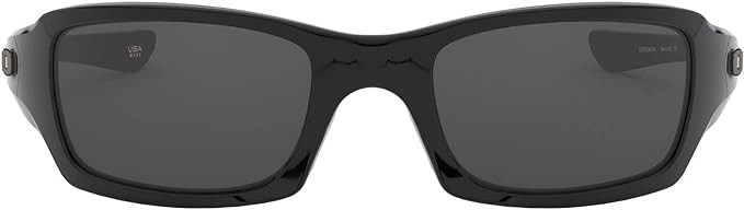OAKLEY Fives Squared MENS Sunglasses – GREY LENSES AND POLISHED BLACK FRAME
