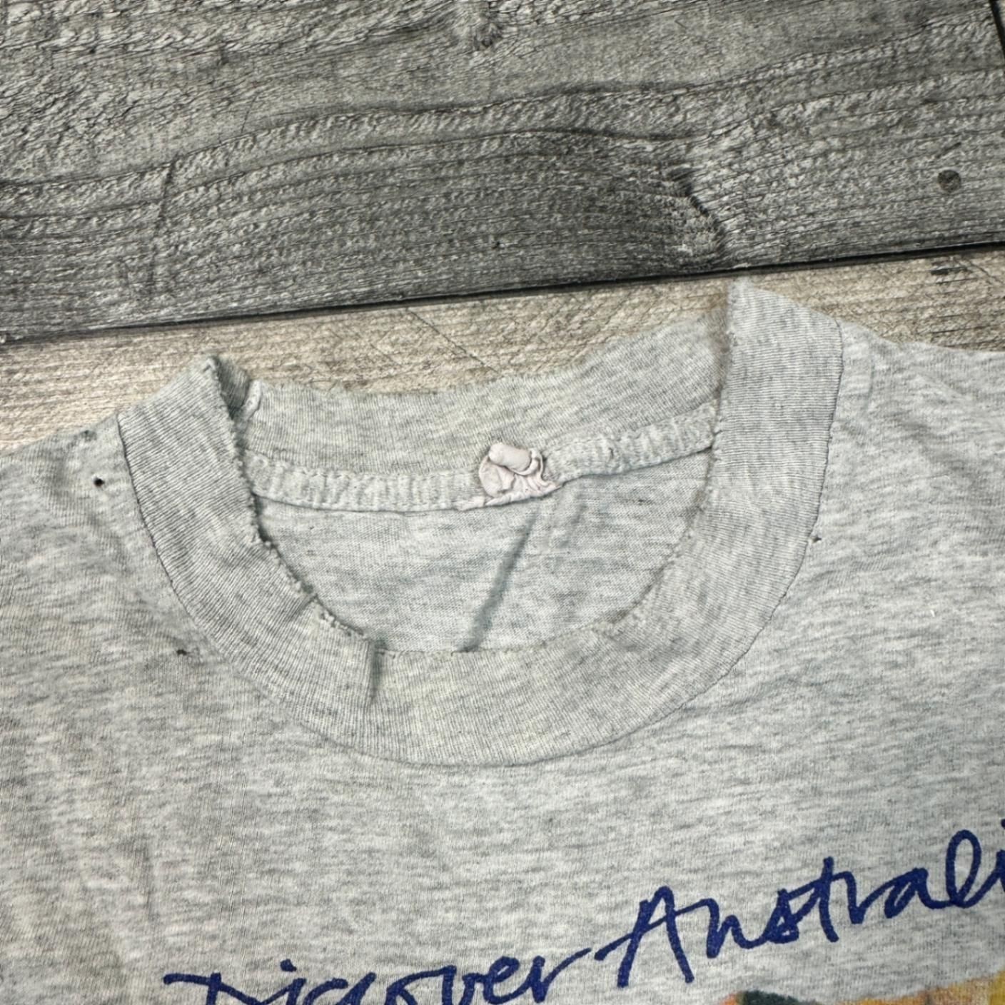 Foster’s Vintage Koala Discover Australia Graphic T-Shirt Grey Mens Small