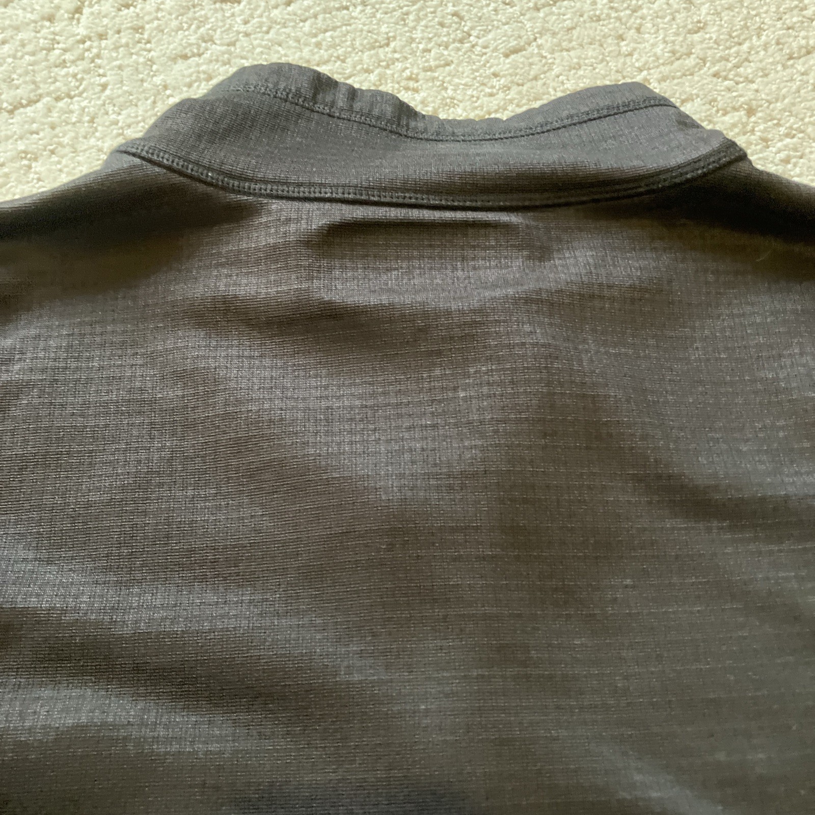 Mercedes Benz Mens Long Sleeve Quarter Zip Athletic Performance Pullover Black L