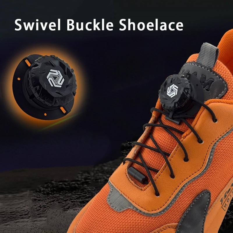 Swivel Buckle Laces Automatic No Tie Shoelaces Sneakers Kids Adult 1Pair Genuine