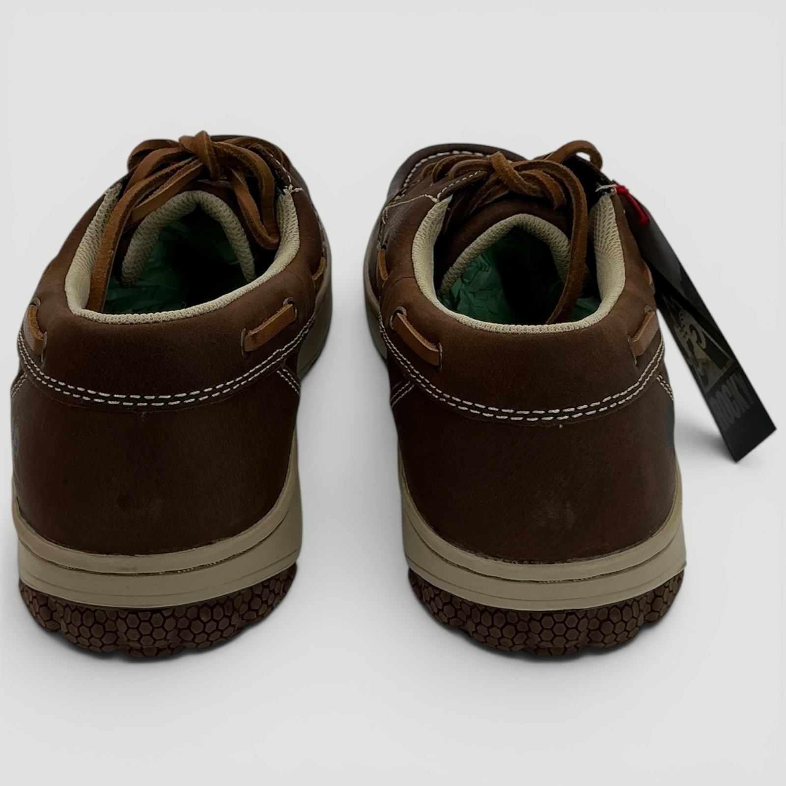 Rocky Dry-Strike SRX Men’s Size 11 Brown Leather Moc Toe Work Shoes NIB