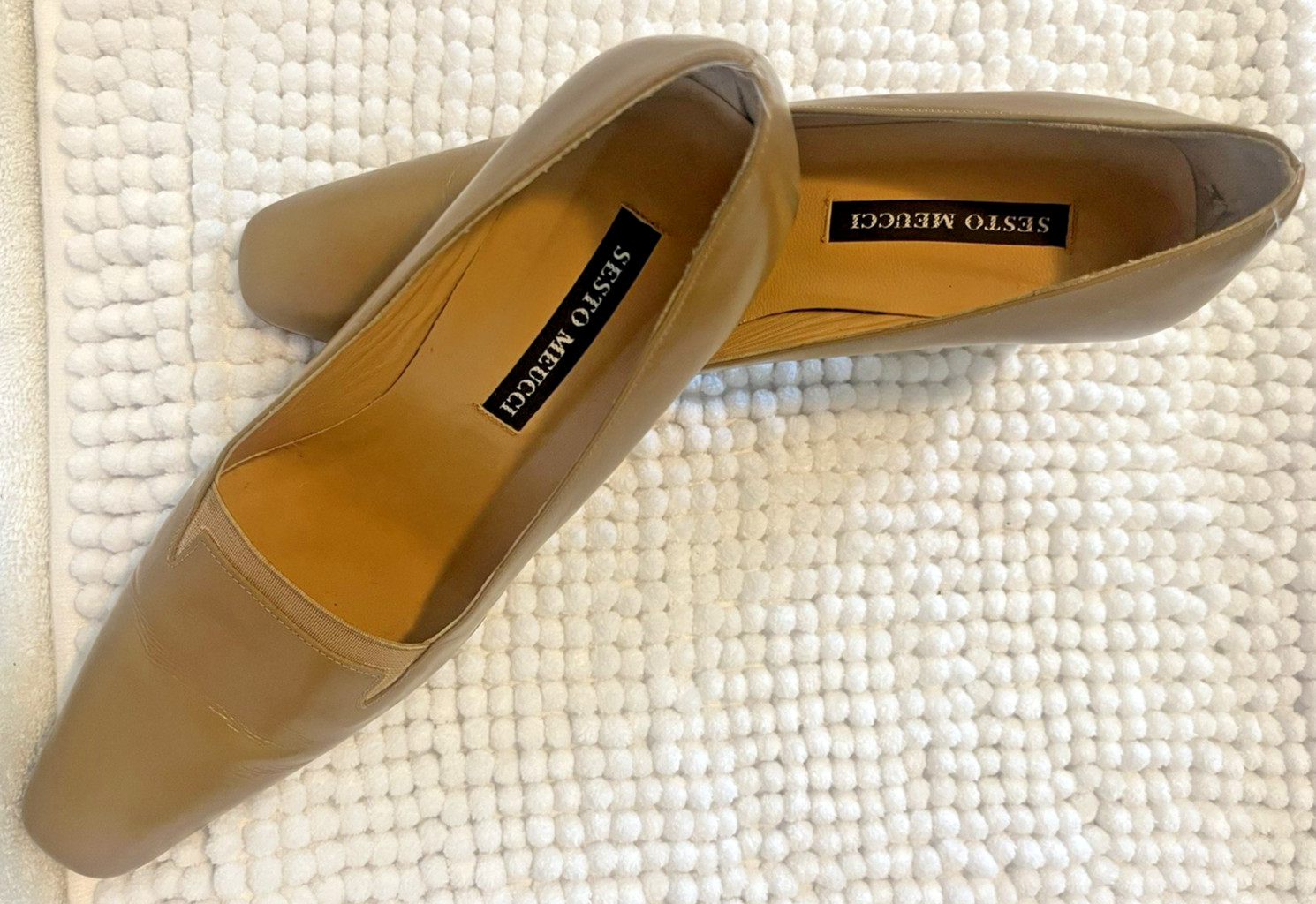 Sesto Meucci Womens Dressy Heels Size 7 N Leather – Made in Italy