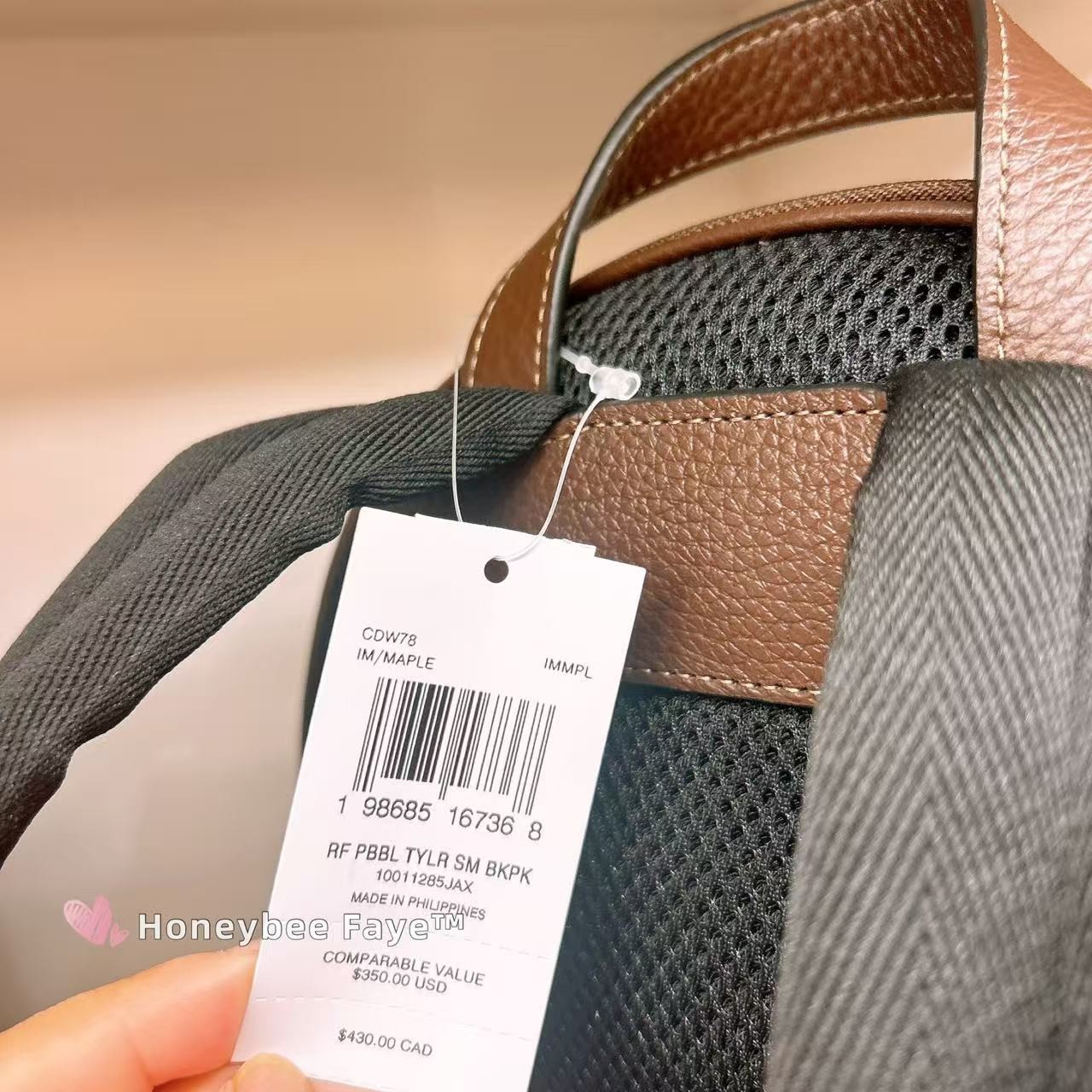 NWT Coach Taylor Small Backpack In Signature Canvas CDW76/CDW78/CEF46/CEF27