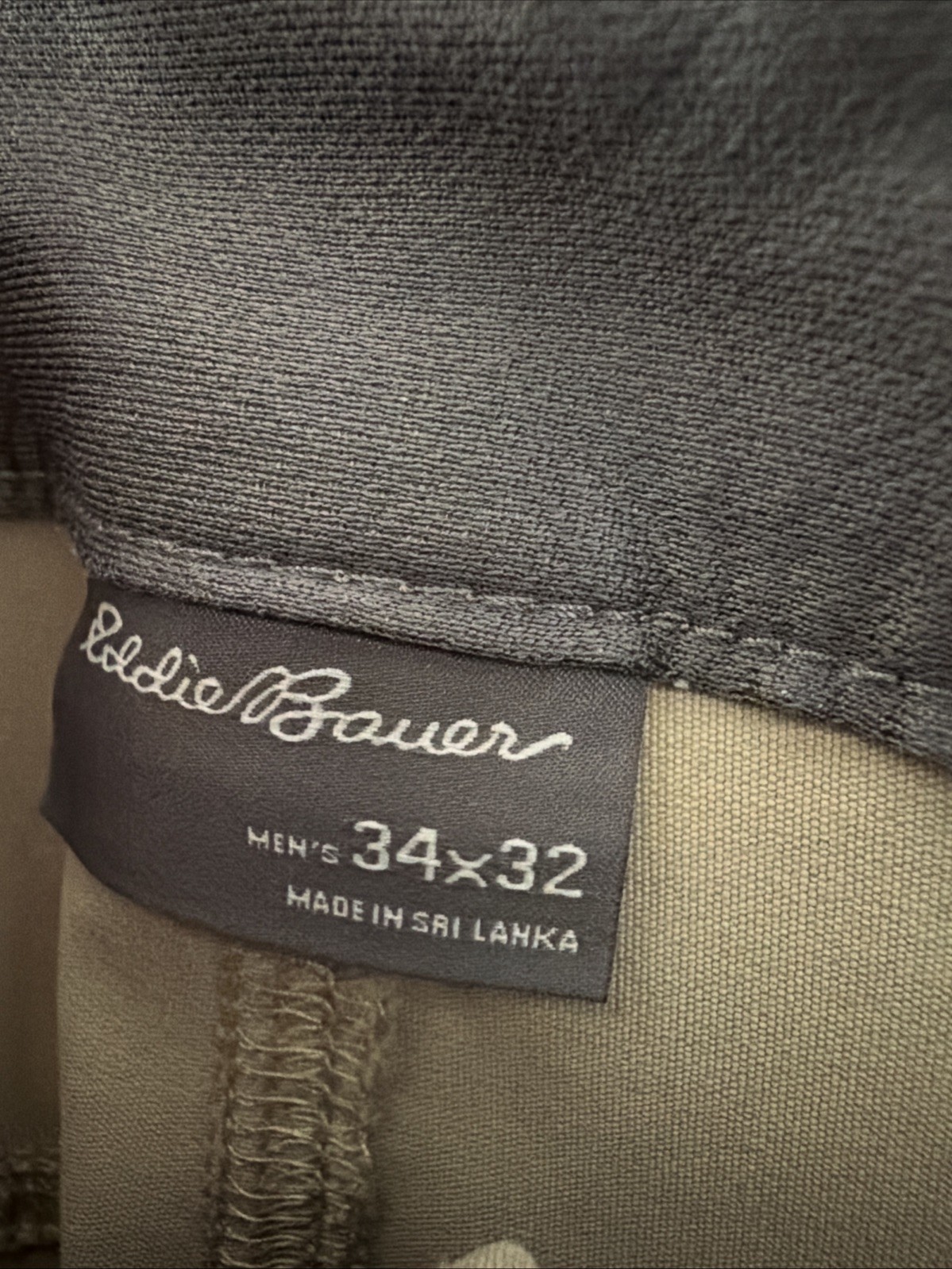 Eddie Bauer Rainier Pants Men Flexion Stretch Hiking UPF 50 DWR Slim Fit 32 to40