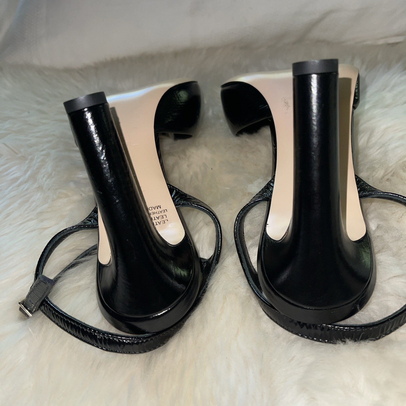 AGL MARYJANE SLINGBACK 38.5 BLACK LEATHER