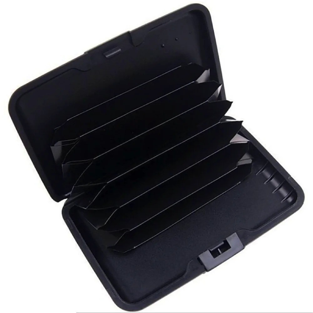 Pocket Waterproof Business ID Credit Card Wallet Holder Aluminum Metal RFID Case