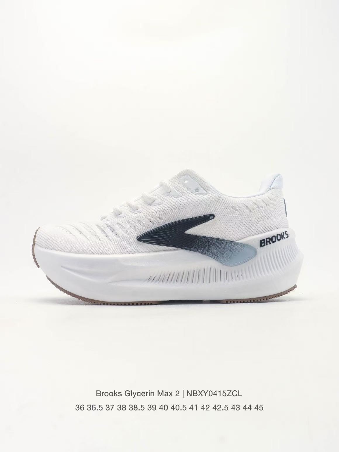 Brooks Glycerin Max 2 Men Running Shoes Breathable Cushioning Sneakers
