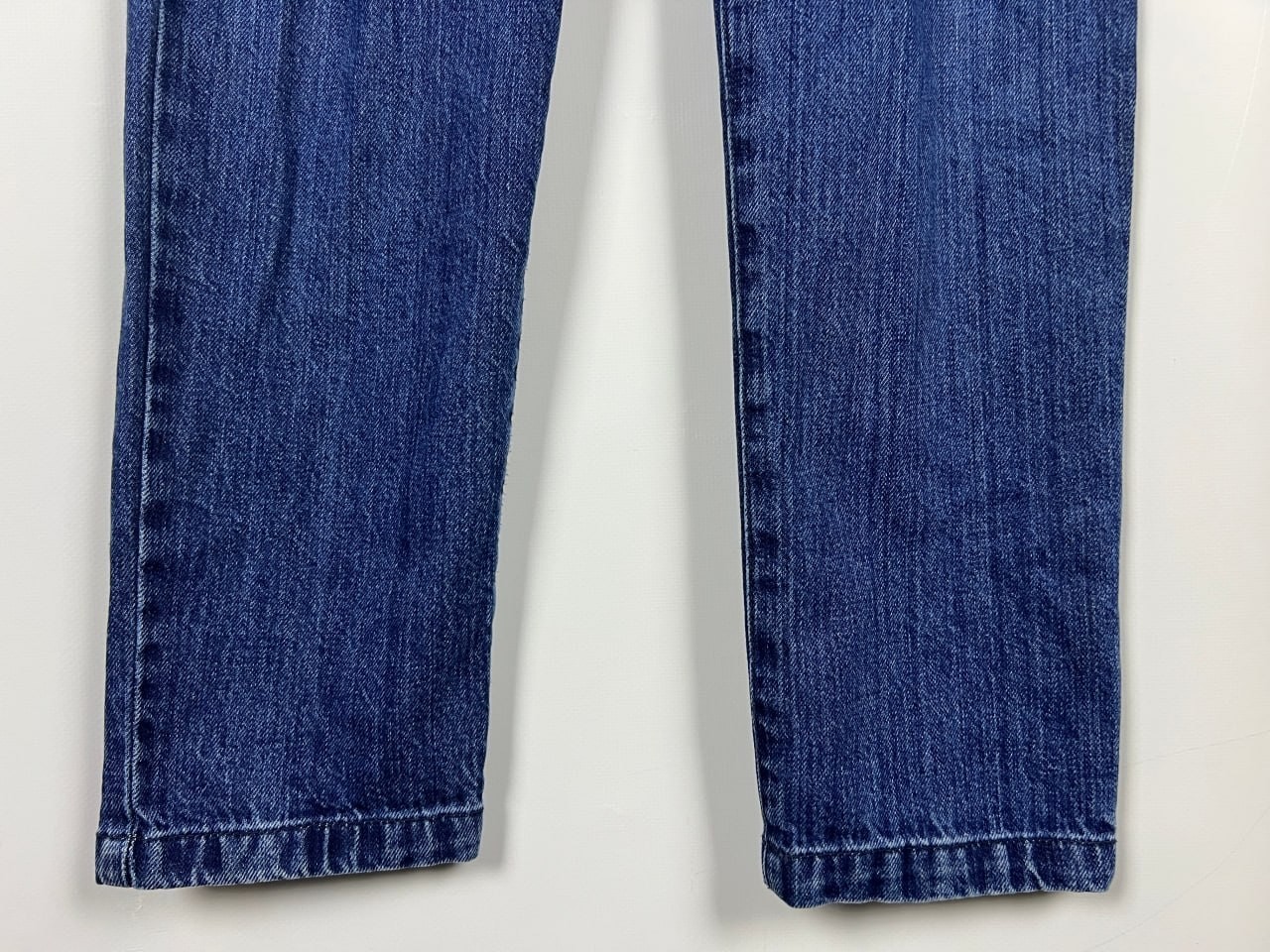 SEZANE Denim Blue High Waist Pleated Belted Regular Slim Fit Pants Size 34