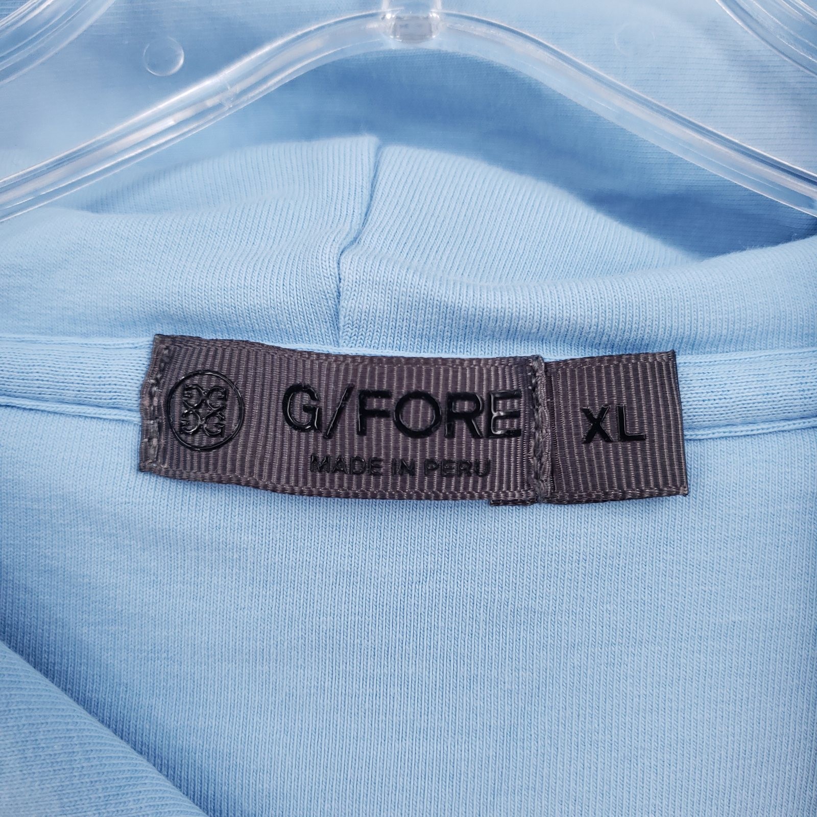 G fore Hoodie Mens XL Extra Large Blue Pullover Pinehurst US OPEN Golf