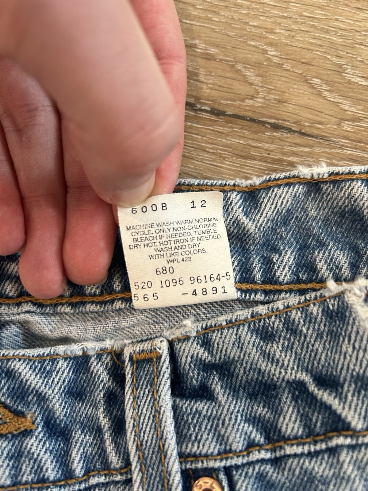Vintage 90s Levis Jeans Mens Measured 31×33 Blue 565 Loose Fit Straight Baggy