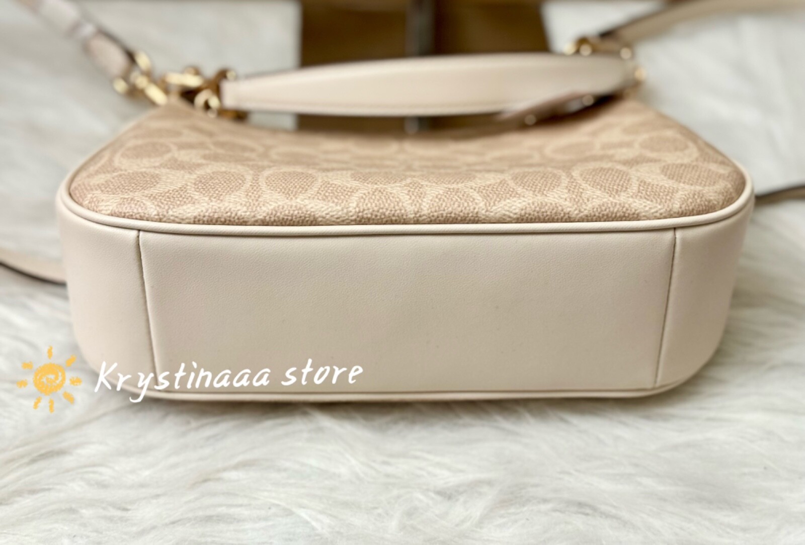 NWT Coach Teri Shoulder Bag In Signature Canvas CV933