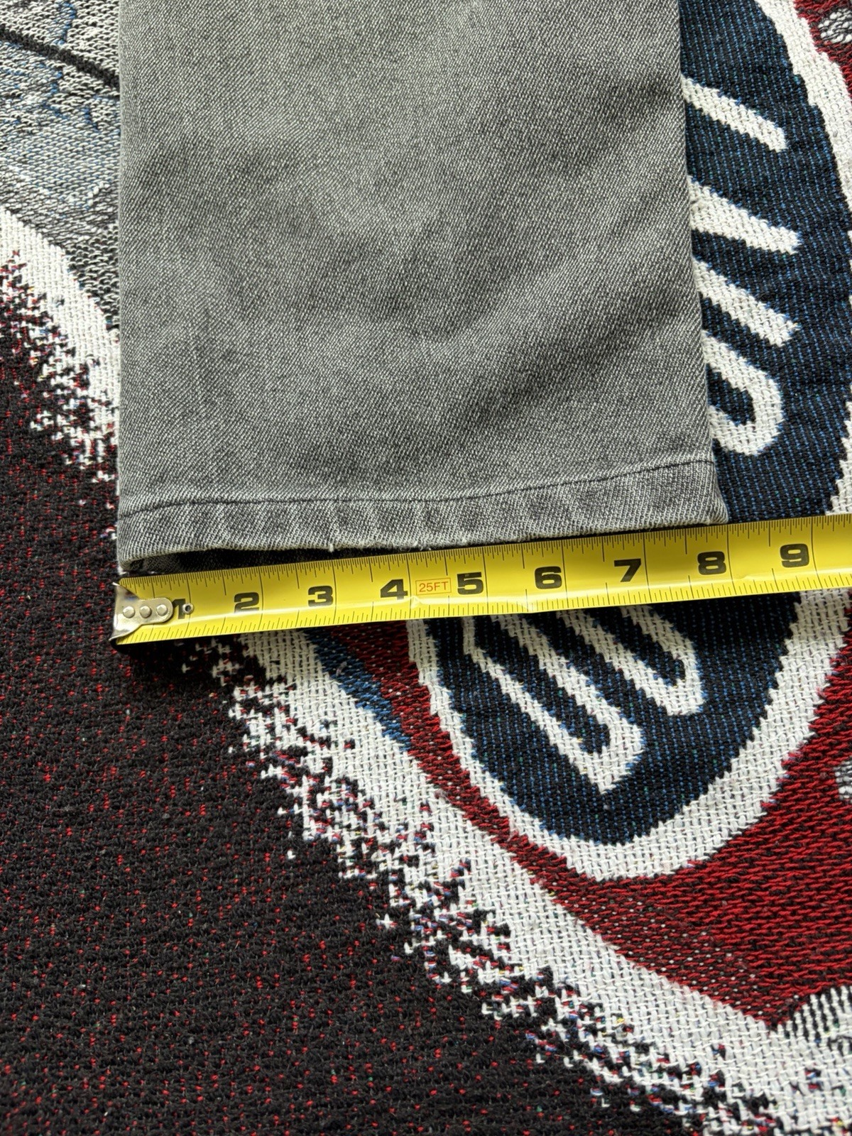 Levi’s Men’s Gray Tapered Stretch Flex Denim Jeans brown tag
