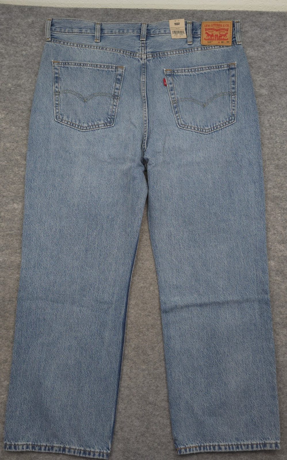 NEW Levi’s 565 ‘97 Loose Straight Jeans Mens 38×30 Blue Lt Wash Denim Baggy NWT