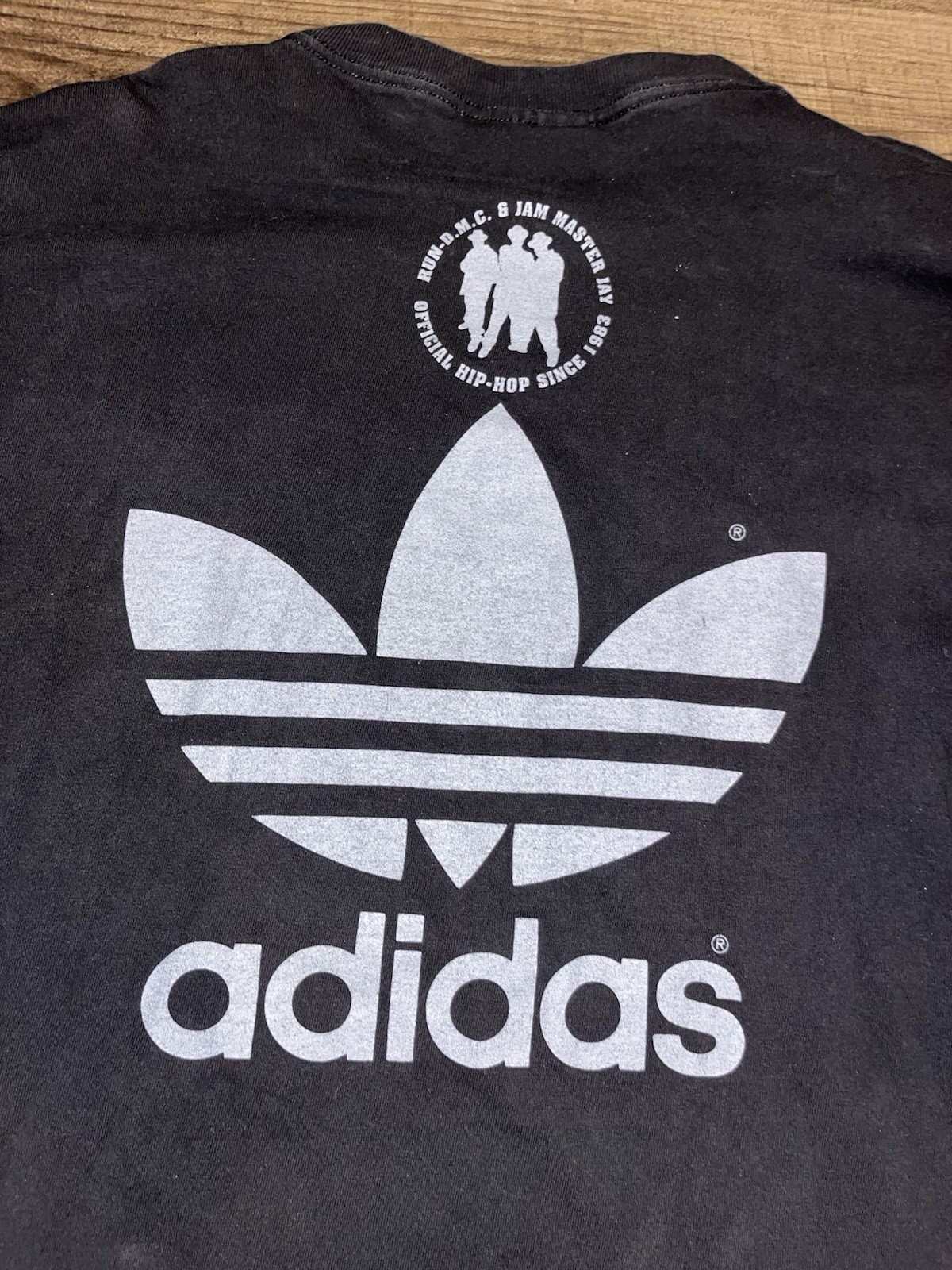 Vintage Men’s Run DMC ‘Crown Royal Long Sleeve Shirt Size XL Adidas’ 2001 Black