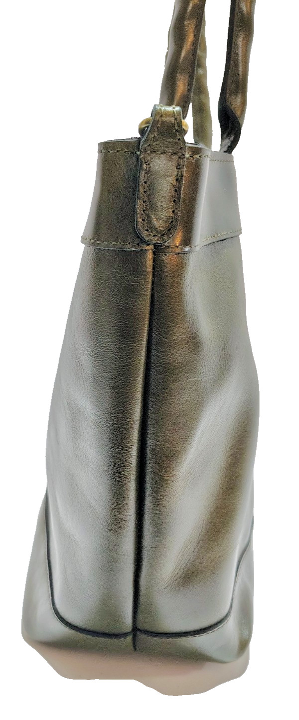 Patricia Nash Mallory Convertible Tote Soft Olive Leather Bag NWT MSRP $249 P996