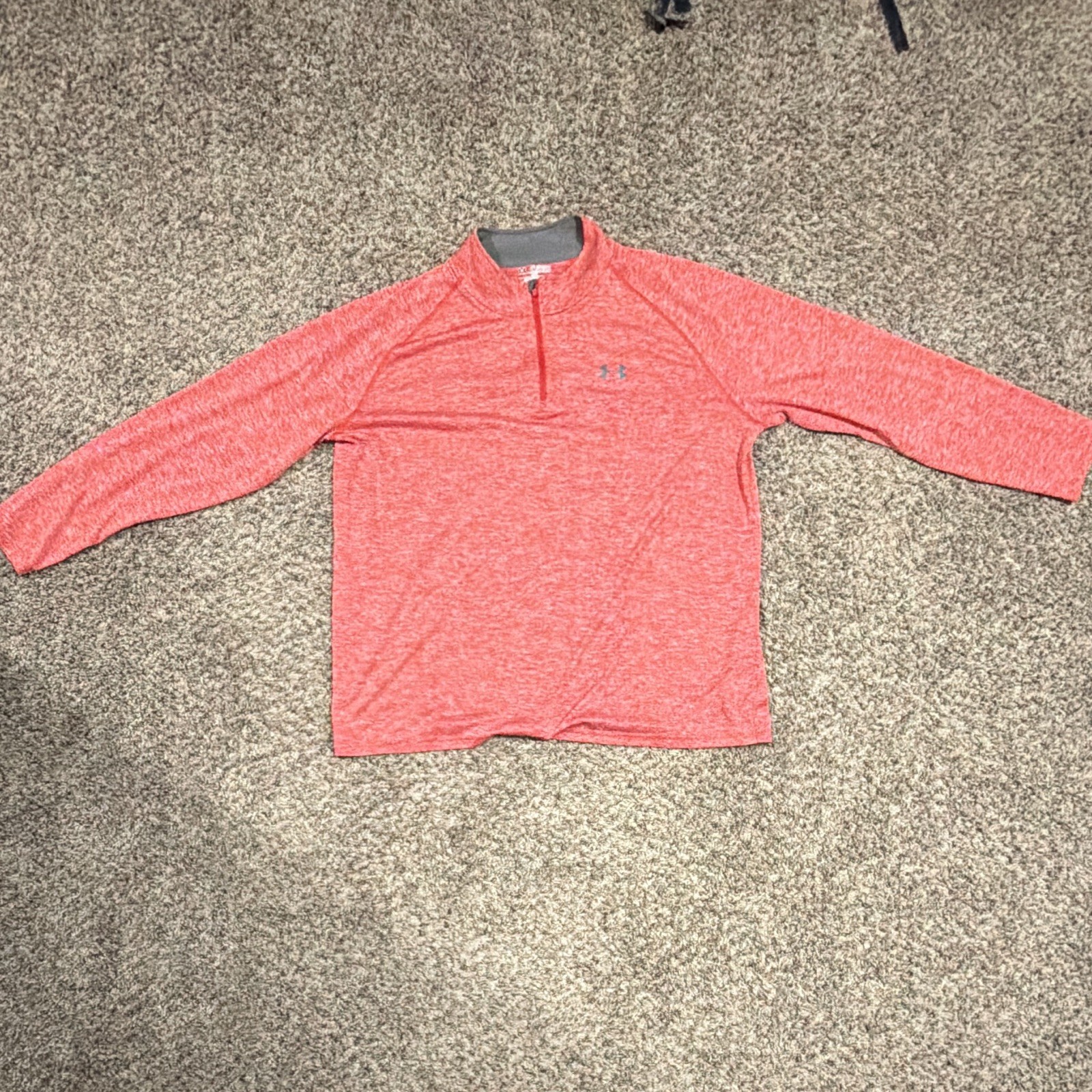 Under Armour HeatGear Men’s Red 2XL Big & Tall Loose 1/4 Zip Pullover Top