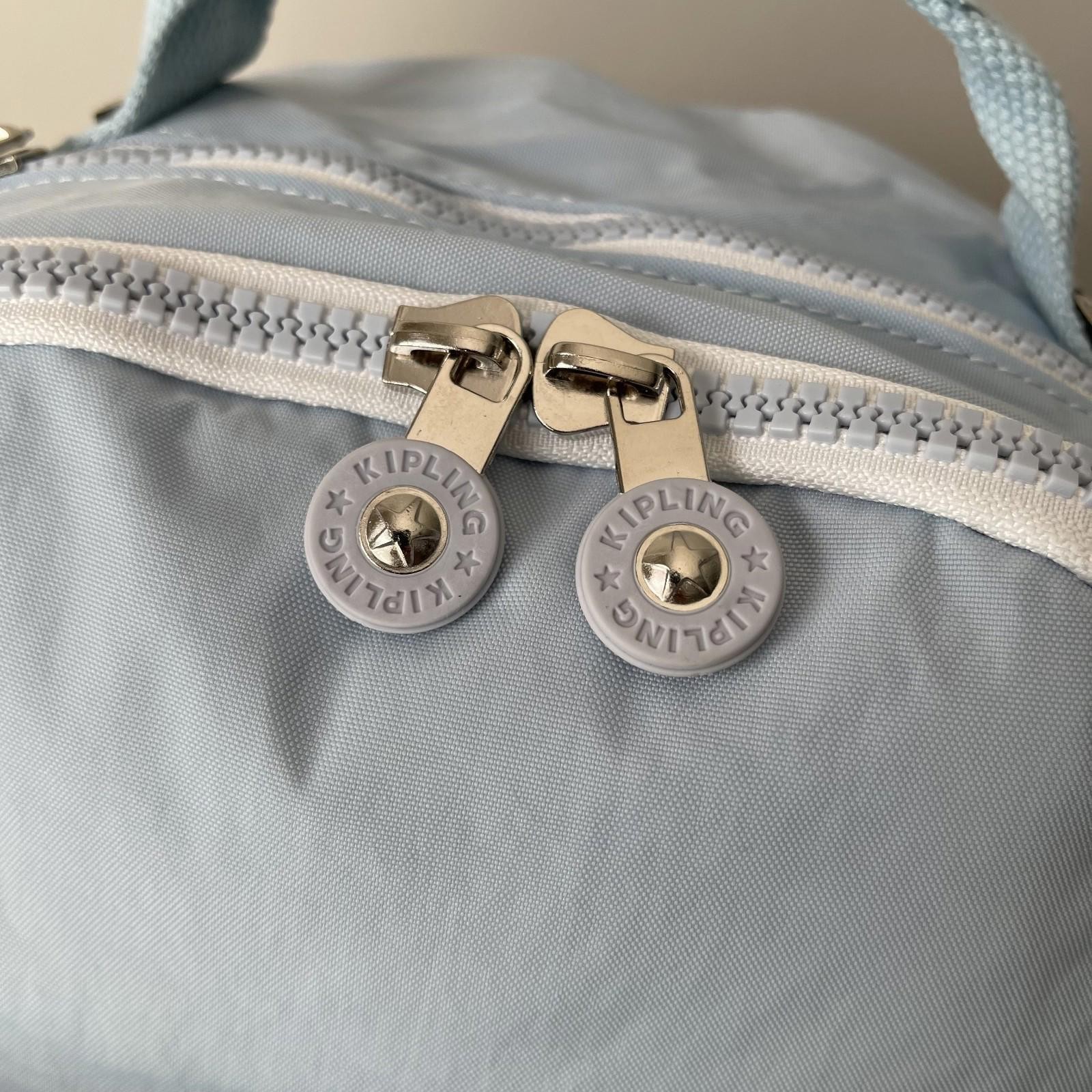 Kipling Seoul Up 17″ Laptop Extra Large Backpack in Frost Blue SP NWT