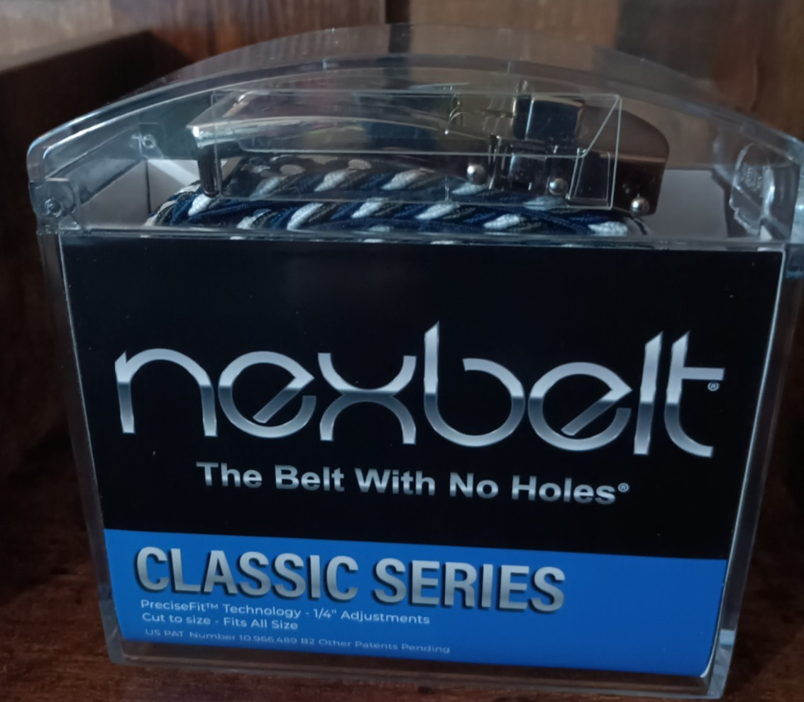 Nexbelt Golf Braided Charcoal Belt Cut to Size-Fits All Sizes