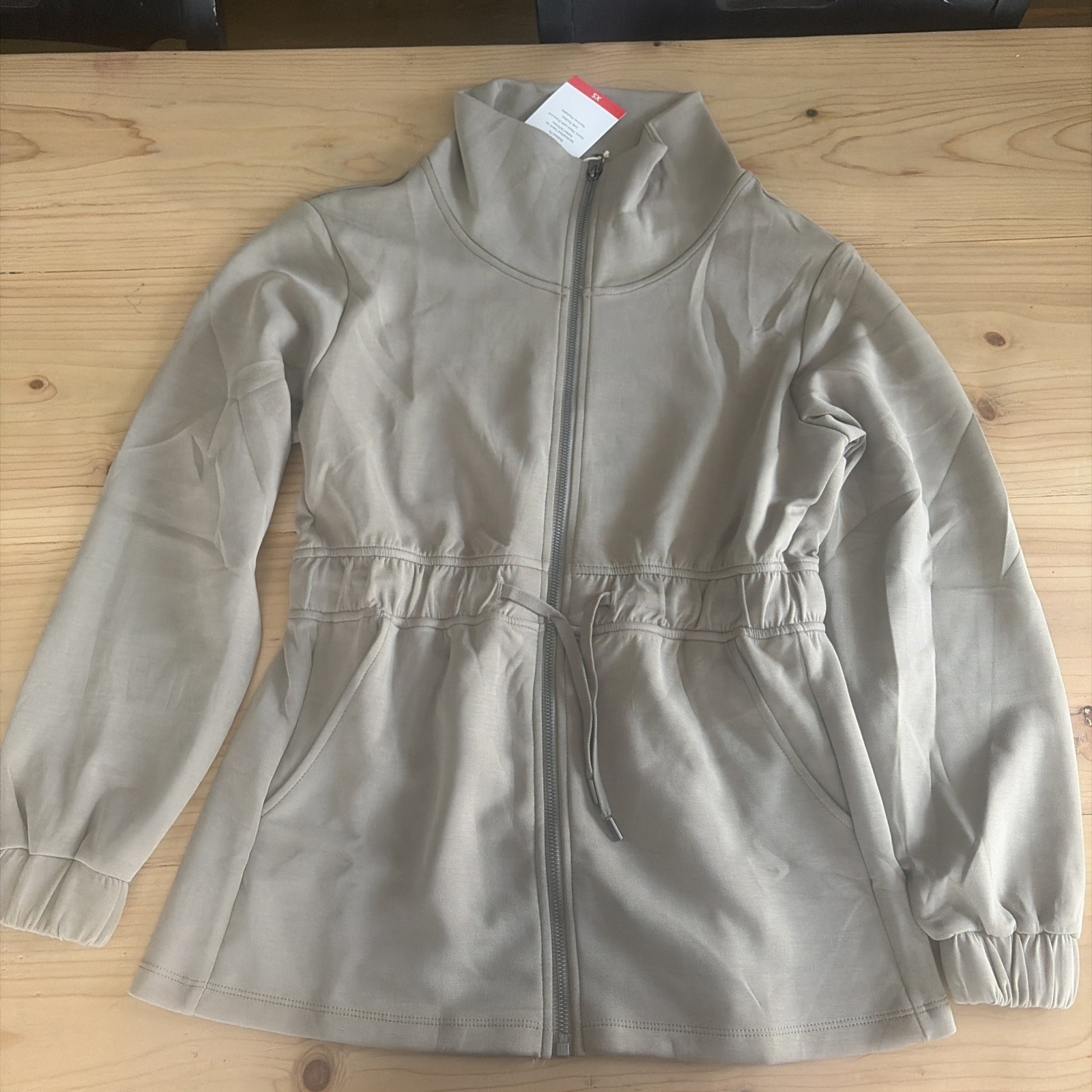 Member’s Mark Women’s XS Black Relaxed Fit Soft Sandwash Jacket NWT