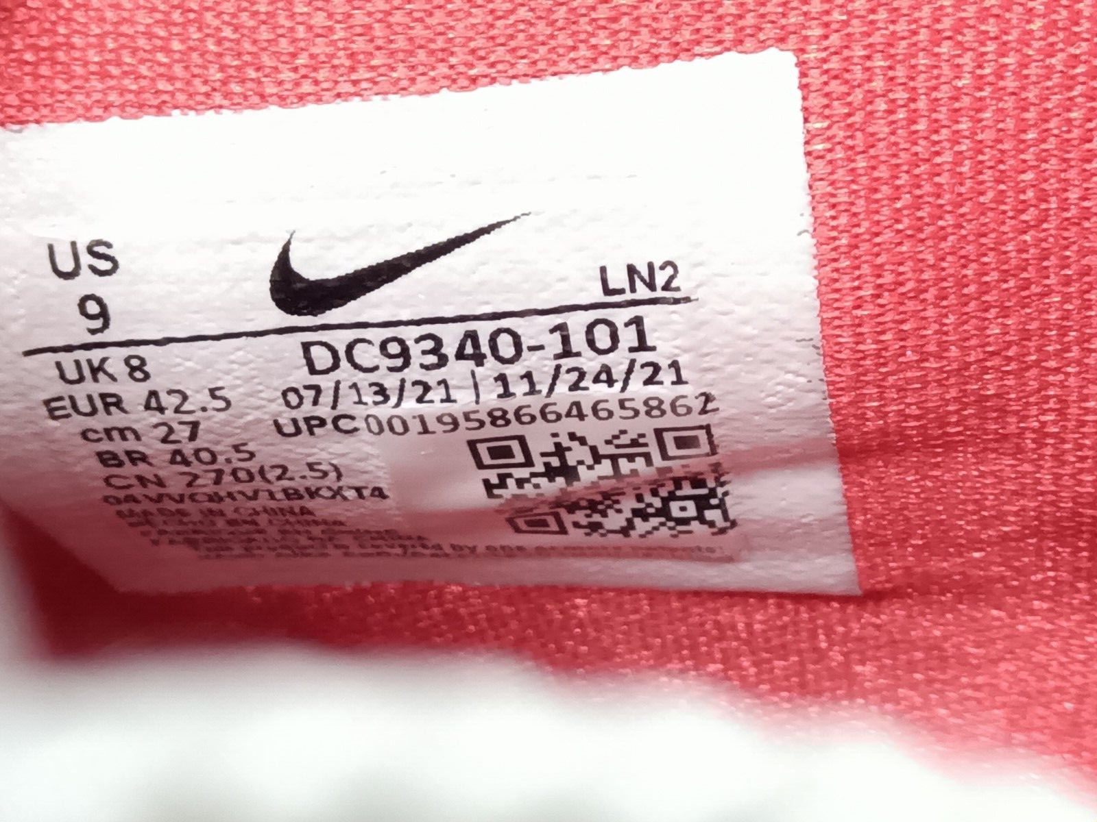 Nike LeBron 19 EP Sketch Men’s Size 9 ~AS IS ~NOSE WEAR