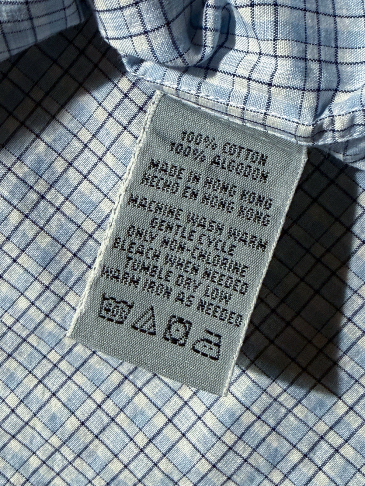 Hathaway Andover Poplin Men’s Long Sleeve Button Down Shirt Size 15 1/2 X 32