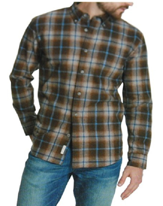 Weatherproof Vintage Men’s Lightweight Plaid Flannel Long Sleeves Shirt