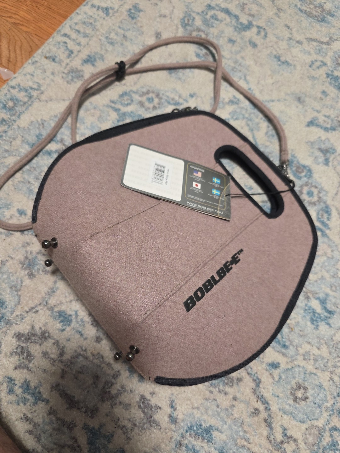 Boblbee Y2K Vintage Hard Shell Bag Made In Sweden Beige Extremely Rare