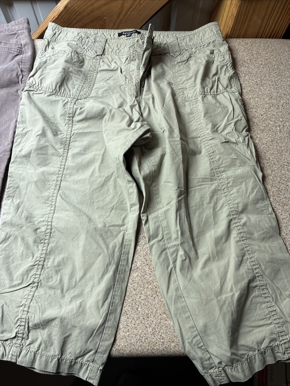 Lot 3 Capris Pants Gloria Vanderbilt 12 St John’s Bay 12p Relativity 12 Petite