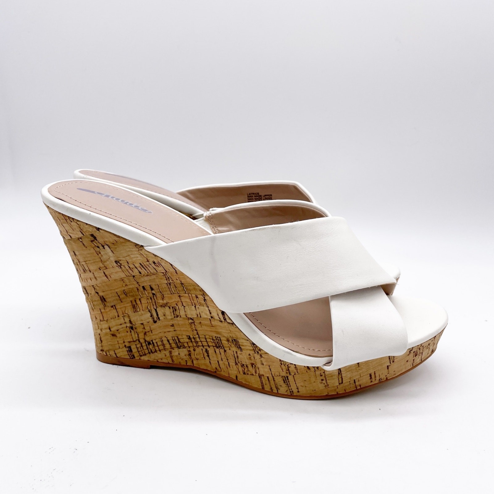 Charles By Charles David Women’s Latrice Wedge Sandals White Size 11 M