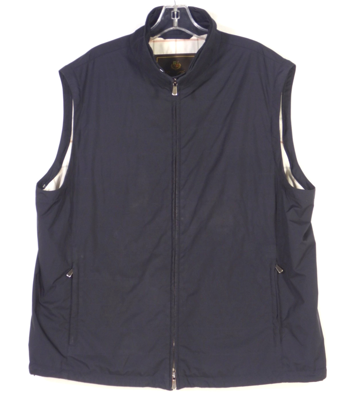 Loro Piana Men’s Black Storm Jacket – Quilt Vest Removable Sleeves Hood Size XXL