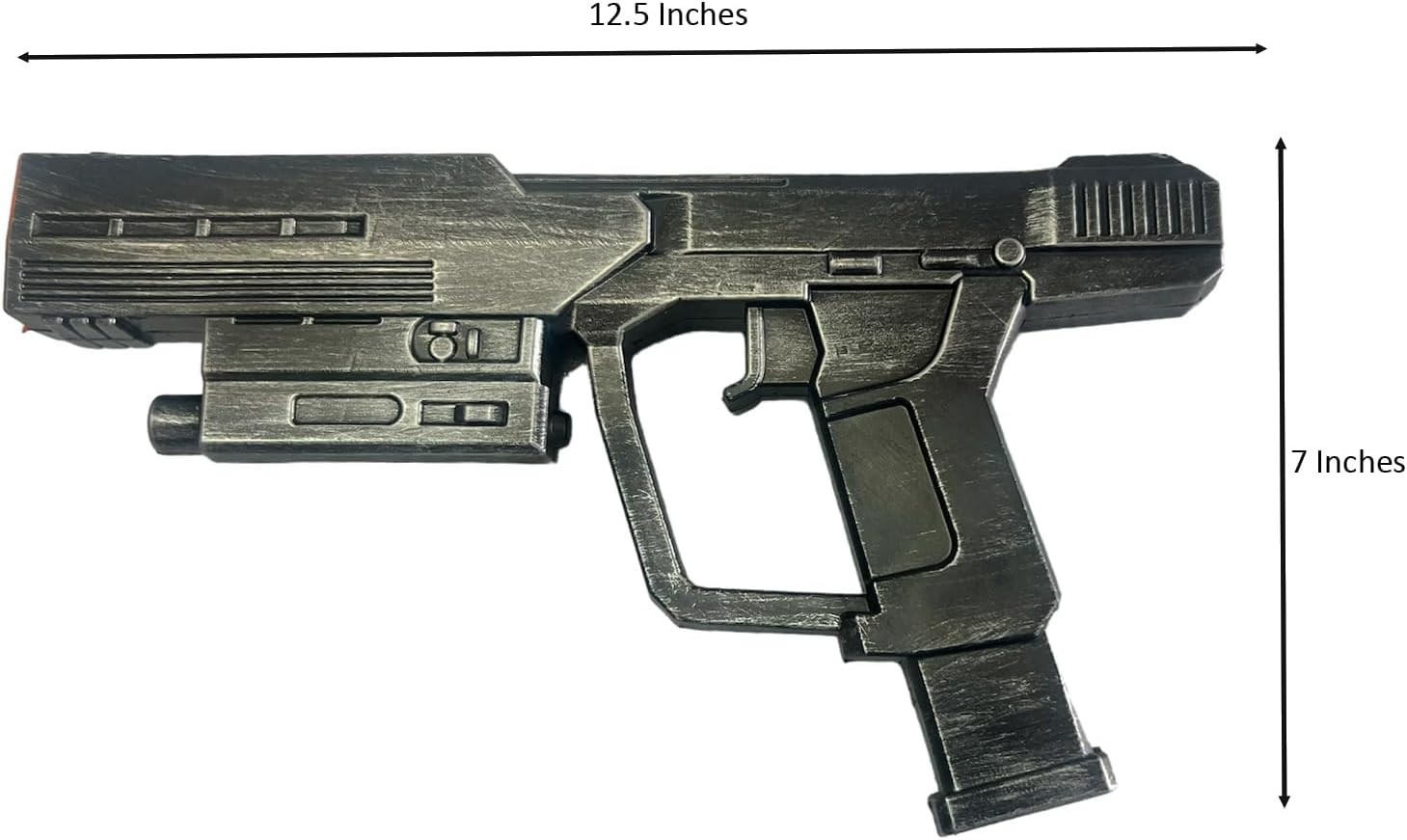 12.75” Halo 3 – M6C/SOCOM Pistol Replica Collectible Cosplay Foam Gun Prop.