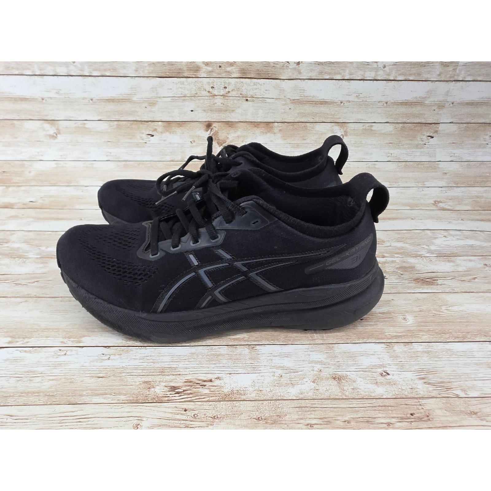 Asics Shoes Size 9.5 Gel Kayano 31 Black Athletic Running Sneakers No Insoles