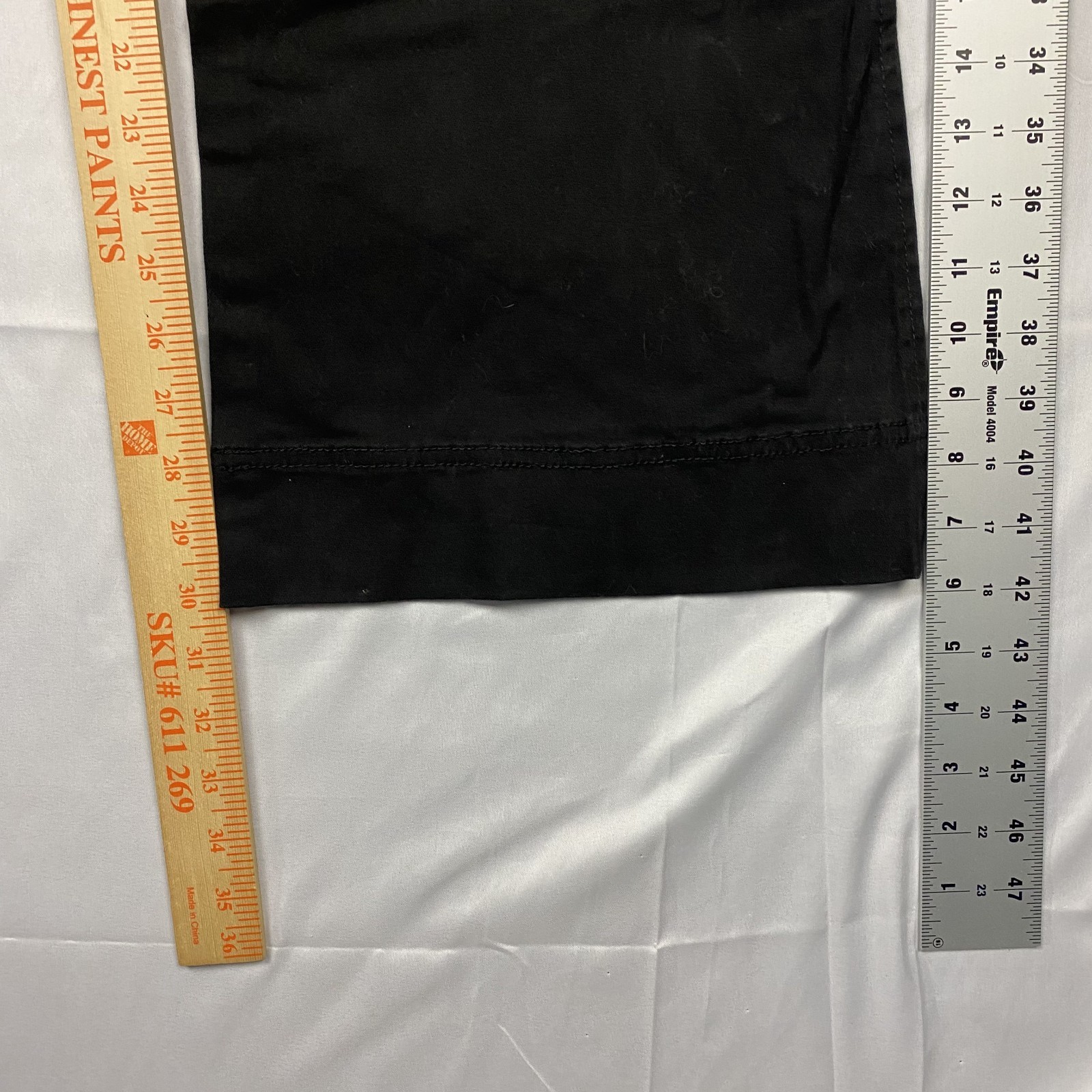 Cato Classic Womens 18 Black Pants Sits Below Waist Relaxed Thigh Cotton Stretch