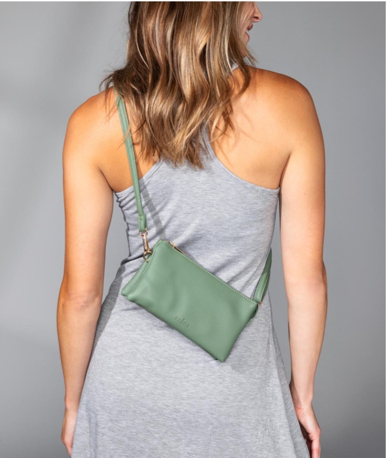 Kedzie Eclipse Wallet Crossbody Butter Soft Pebble Leather Various colors NWT